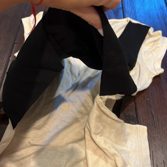 Mk2k Black Vest with Cream T-Shirt - Picture 3 of 4